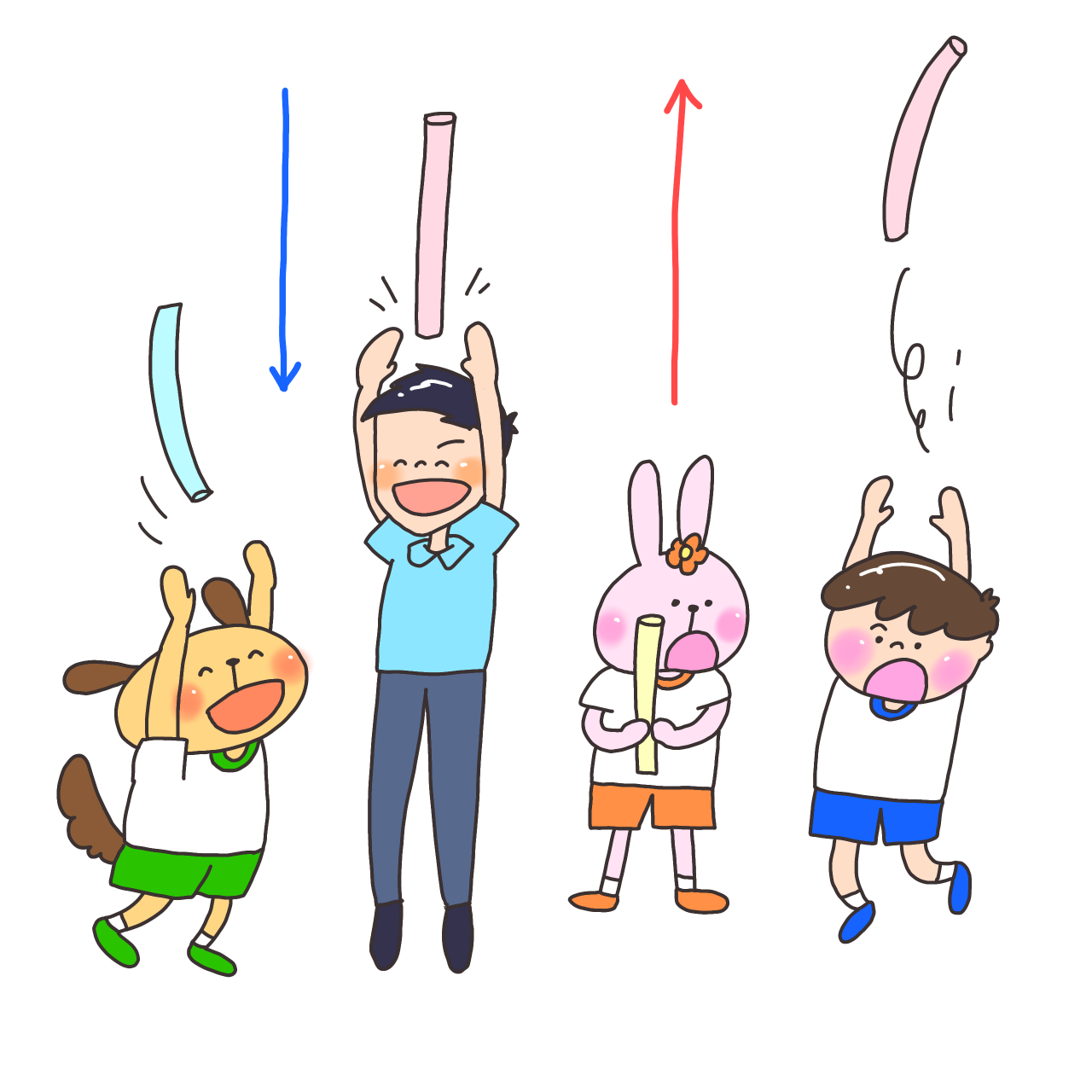 投げてキャッチ
