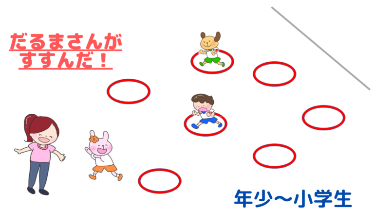 得点をつけて楽しめる！！「だるまさんがすすんだ」