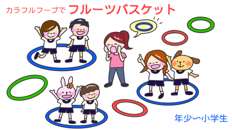 カラフルフープで「フルーツバスケット」